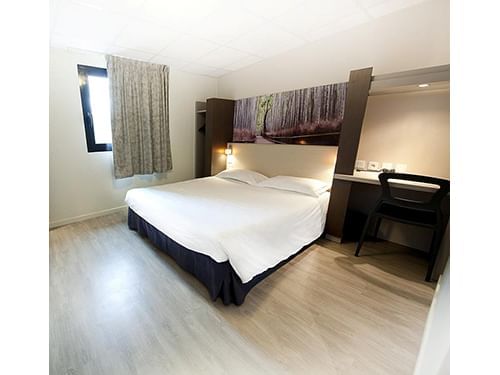 Chambre Simple de l'Hôtel Clermont-Ferrand Sud Aubière