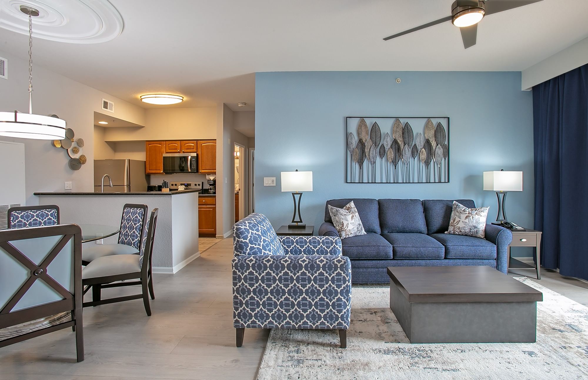 LBV Signature Collection Suites - 3 Bedroom 3 Bath - Living Room and Kitchen