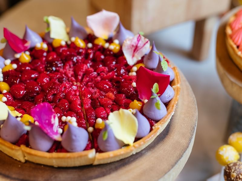 A finely served dish at Epicurean at Crown Towers Sydney