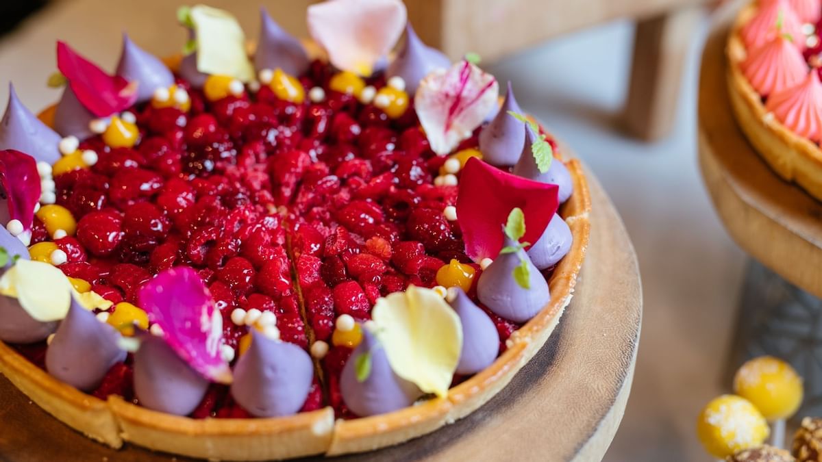 A finely served dish at Epicurean at Crown Towers Sydney