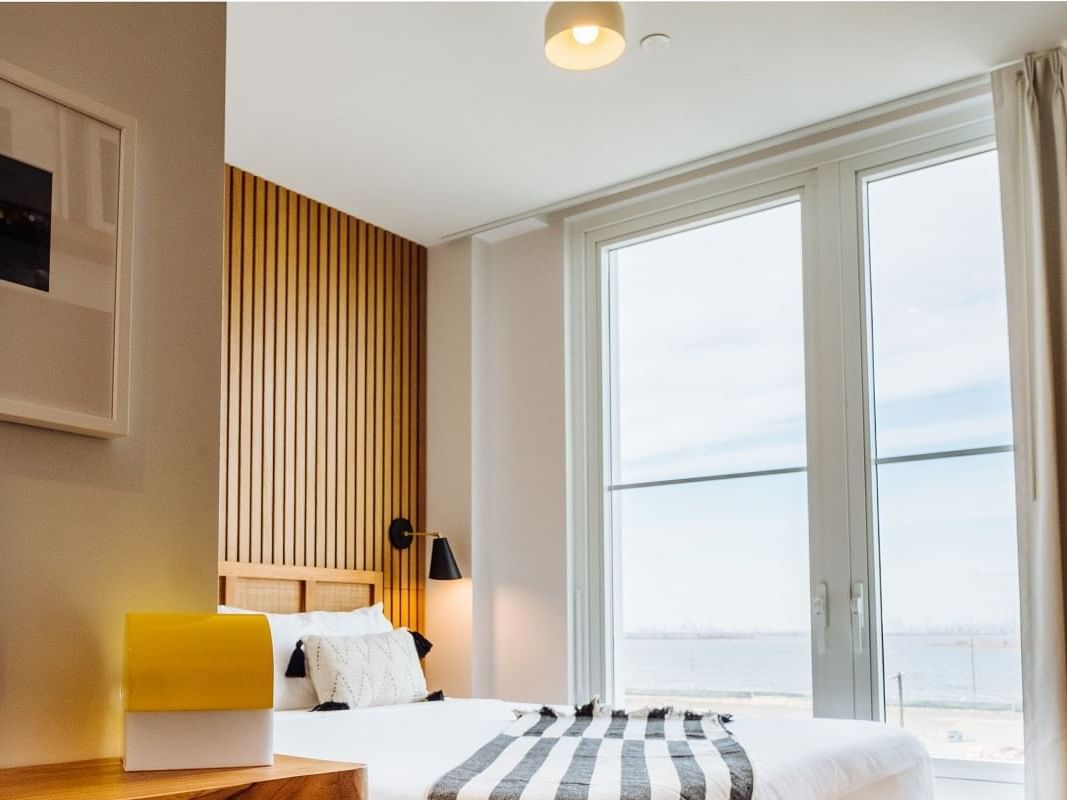 Standard King Bay View room at The Rockaway Hotel