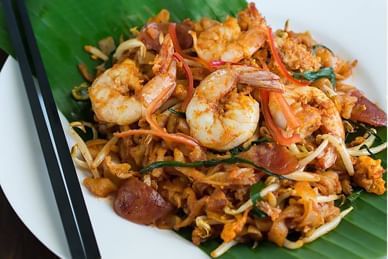 Char Kuey Teow, one of the Penang noodle street food