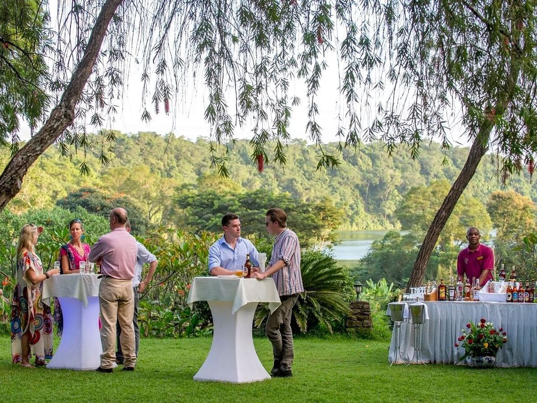 Sundowner at Arusha Serena Hotel