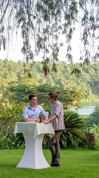 Sundowner at Arusha Serena Hotel