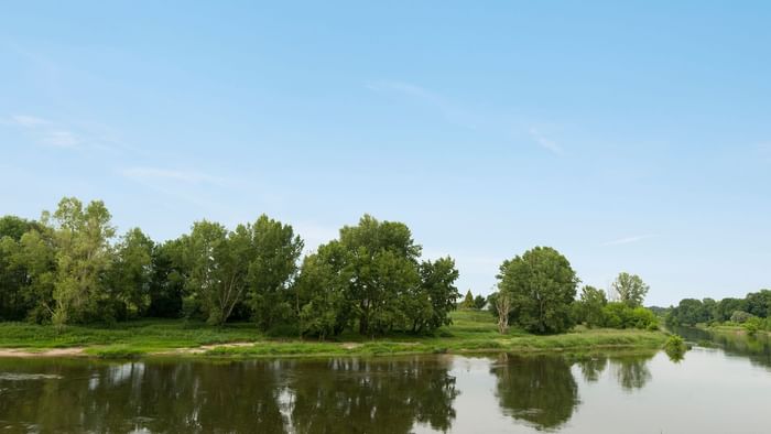 View of a River near Hotel Le Cheval Rouge