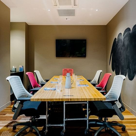 The Constance Hotel in Fortitude Valley provides a boardroom space.