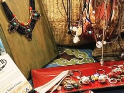 Close-up of pieces of jewelry at Just Bead It near Peaks Resort