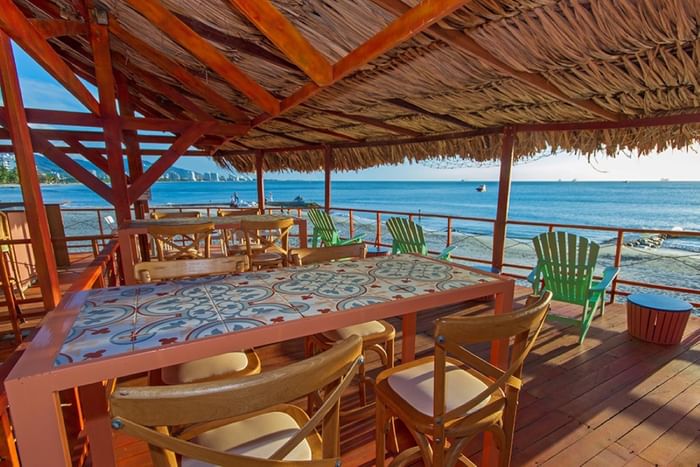 Dining area with Sea view at GIO Tama Santa Marta