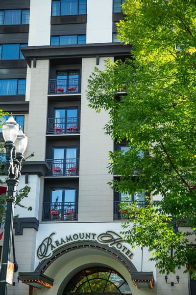 Exterior view of the rooms at Paramount Hotel Portland