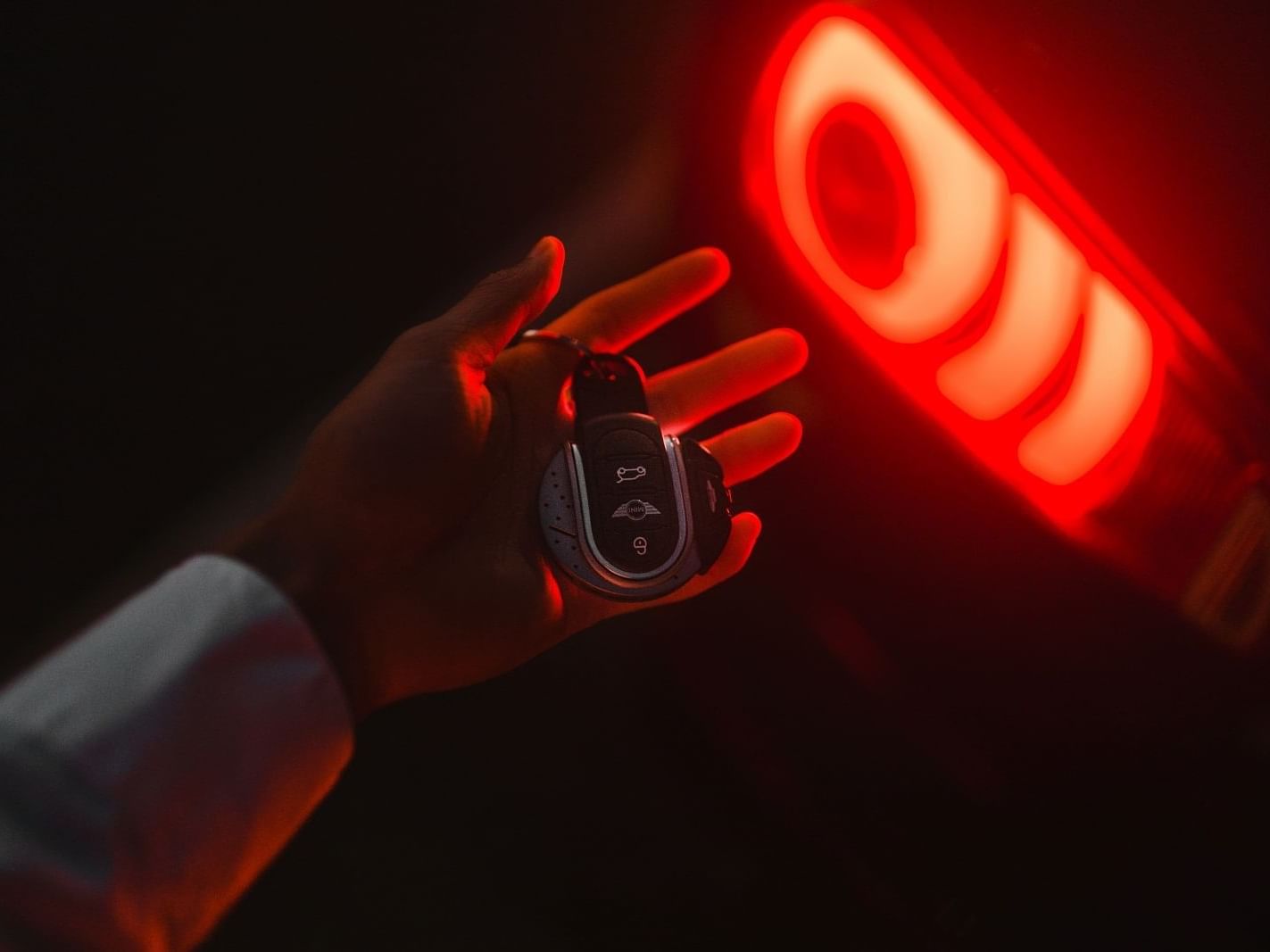 Man holding a car key in Valet  Parking at Berkeley Shore Hotel