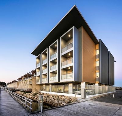 Exterior view the Be Fremantle apartments