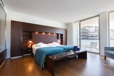 Aimia Hotel - Junior Suite Schlafzimmer