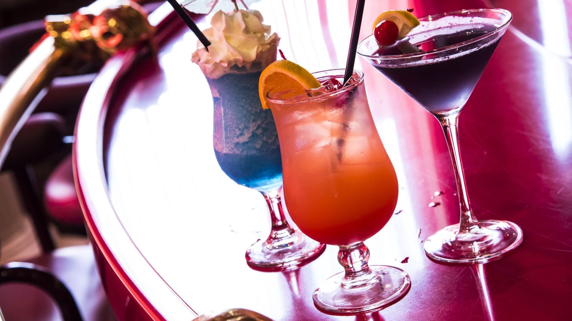 Cocktails served in Cupid's Corner at Cove Pocono Resorts