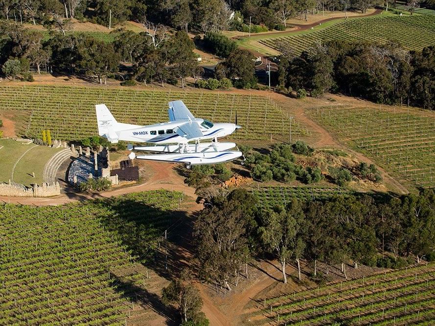 Aerial view of the Winery at Pullman Bunker Bay Resort