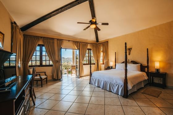 Interior of the Classic Suite at Los Mandarinos Boutique Hotel