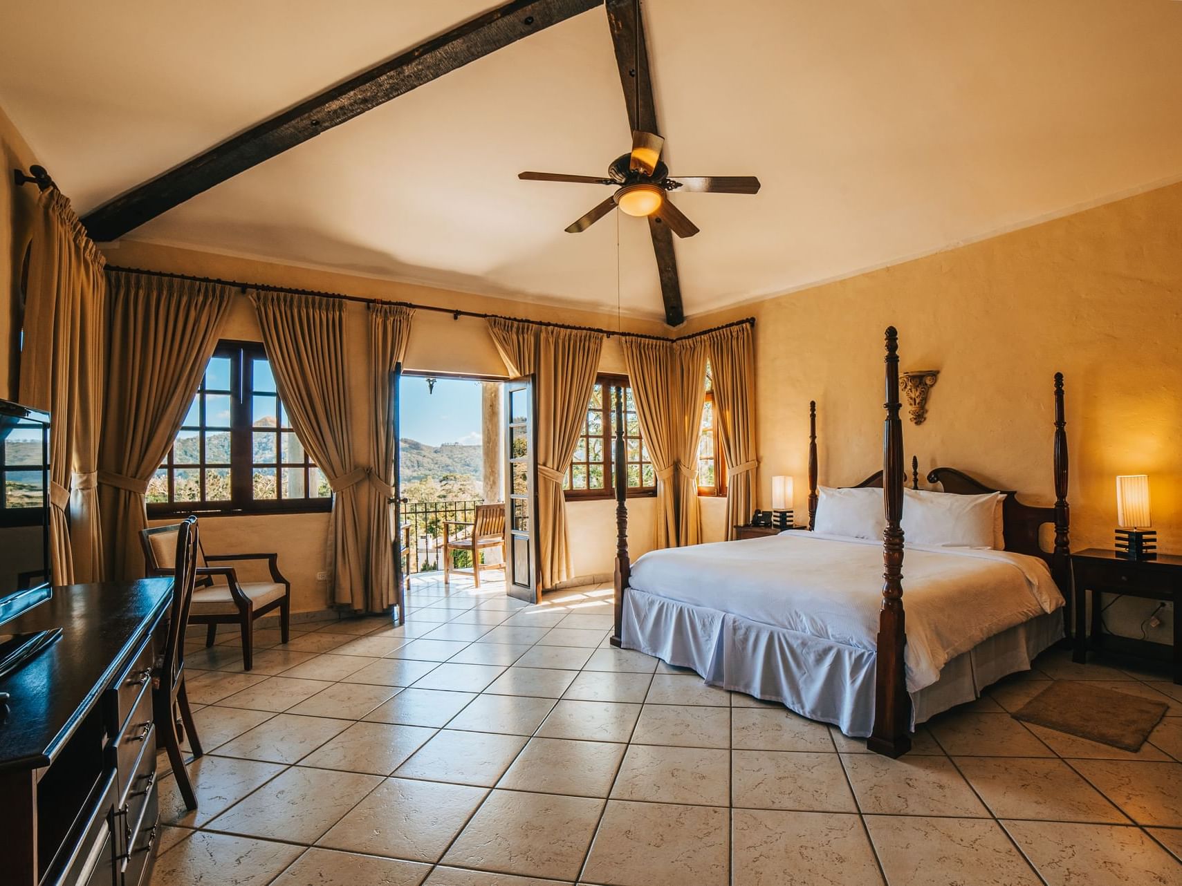 Interior of the Classic Suite at Los Mandarinos Boutique Hotel