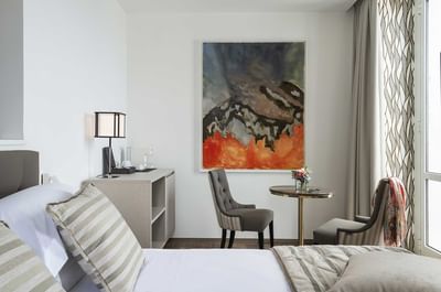 Aureus Room with a sitting area at Sublimis Boutique Hotel Camogli