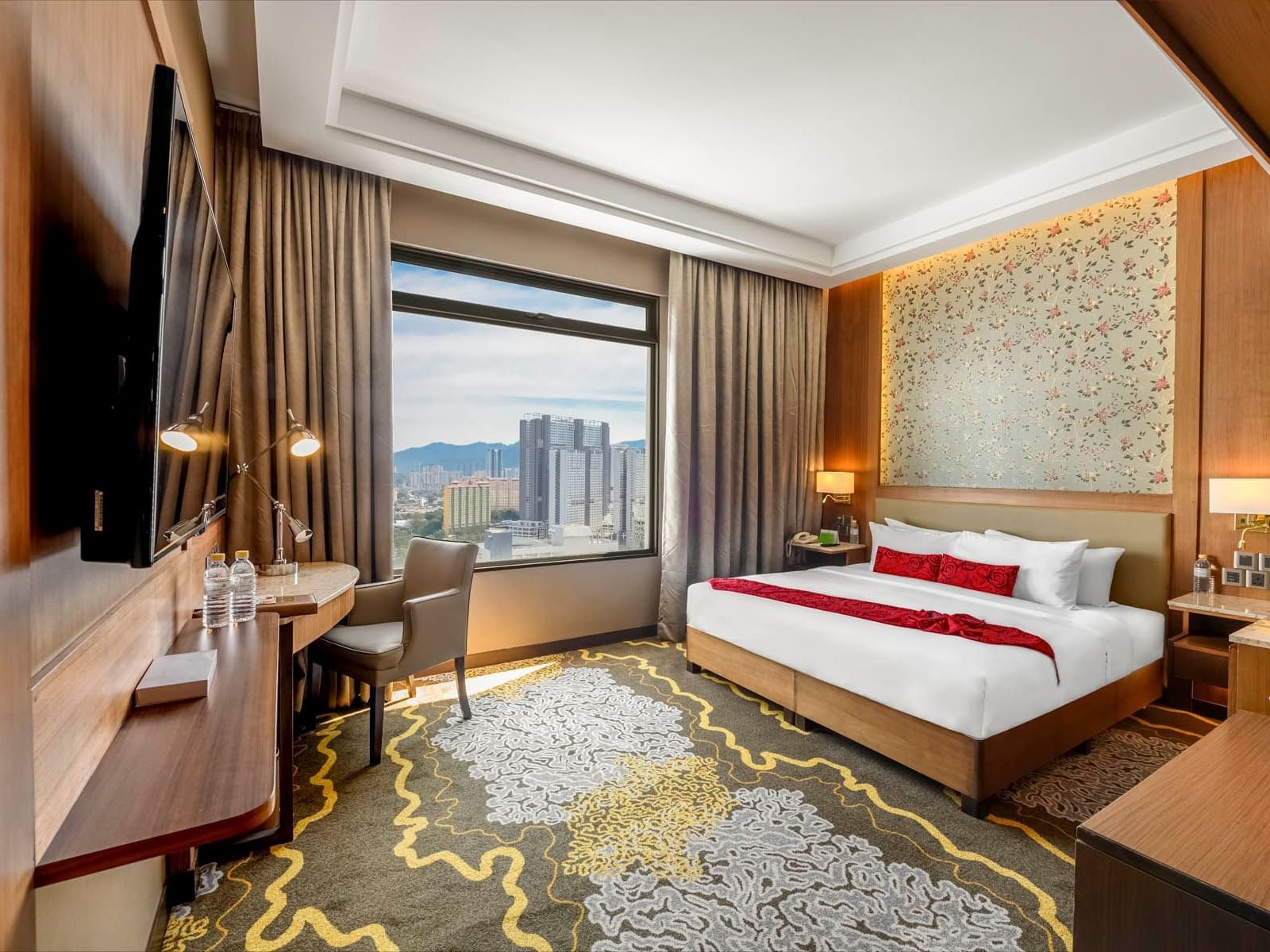 Executive Deluxe Room with king bed at St. Giles Wembley Hotel