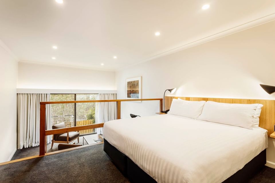 Split Level King Room at Cradle Mountain Hotel