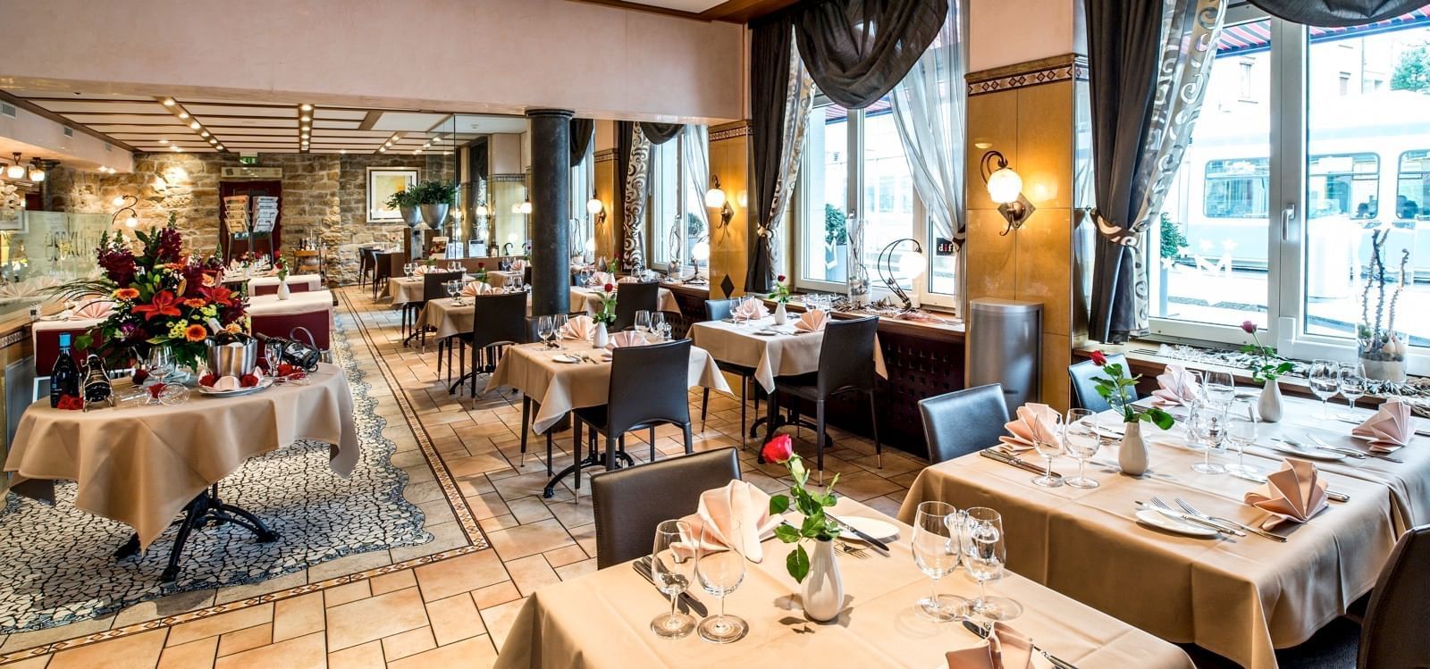 Restaurant at Hotel Krone Unterstrass in Zurich
