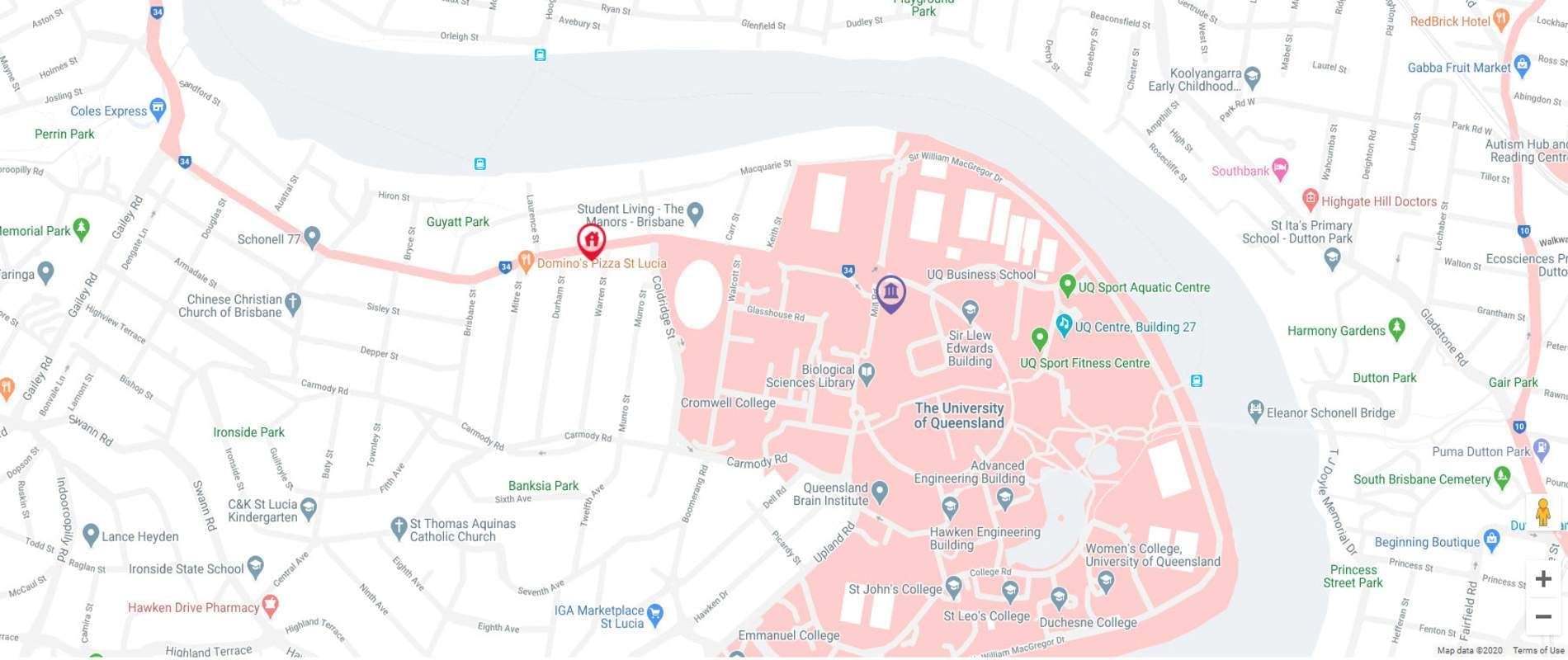 StudentLiving -  Visage Map