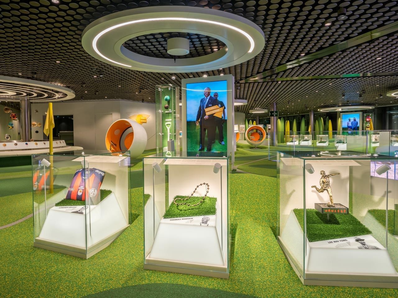 Interior of Fifa Museum near Best Western Spirgarten