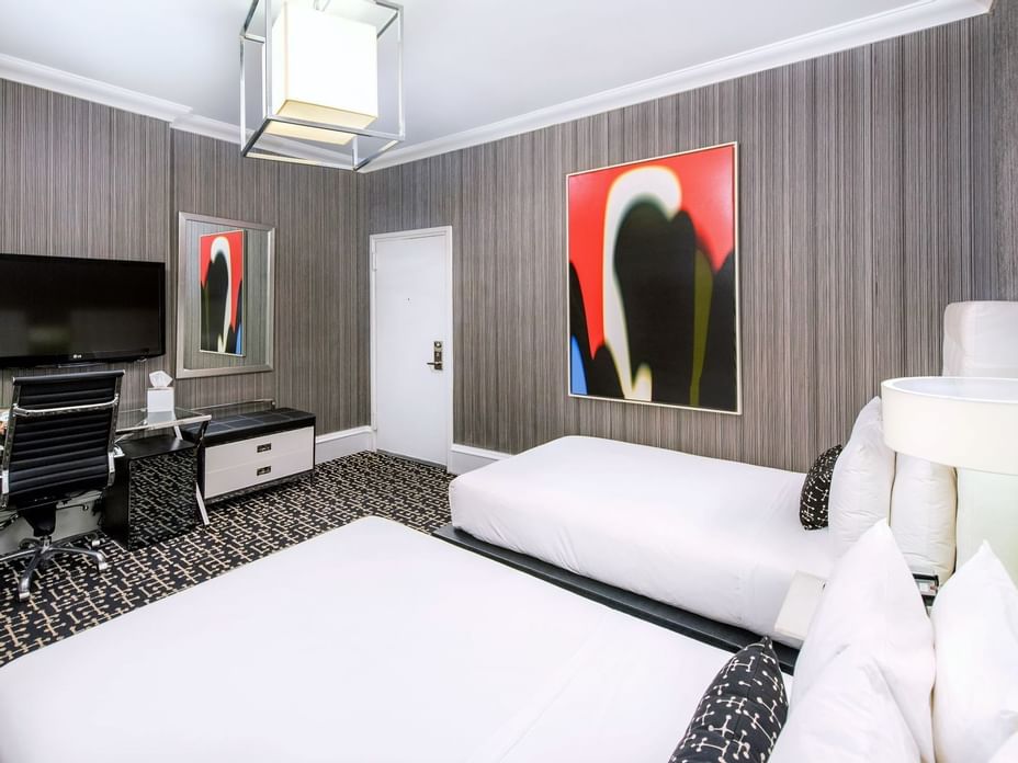 Deluxe Hotel Room with 2 Beds Moderne Hotel New York City
