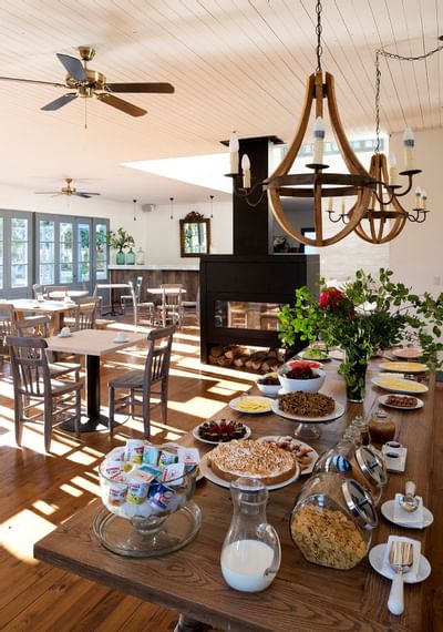 The dining area in 
Blend Restaurant at NOI Blend Colchagua