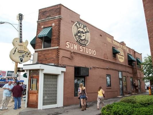 Exterior view of Sun Studios near The Peabody Memphis