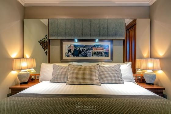 City Hotel Derry Hume Suite View Of Double Bed