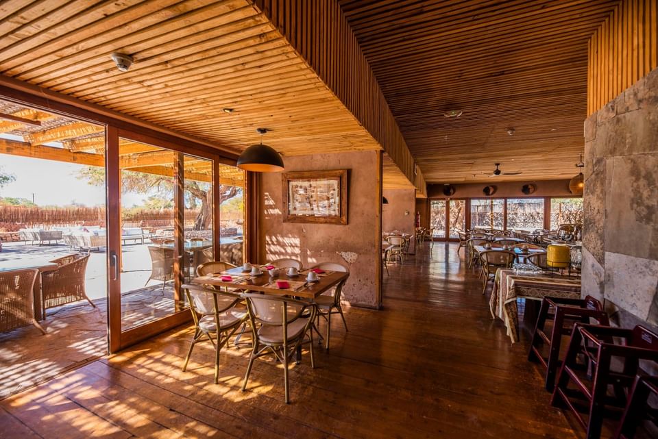 Restaurant at Hotel Cumbres San Pedro de Atacama in Chile