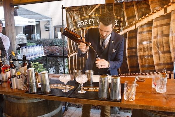 Man Making A Cocktail At Forty Creek Distillery