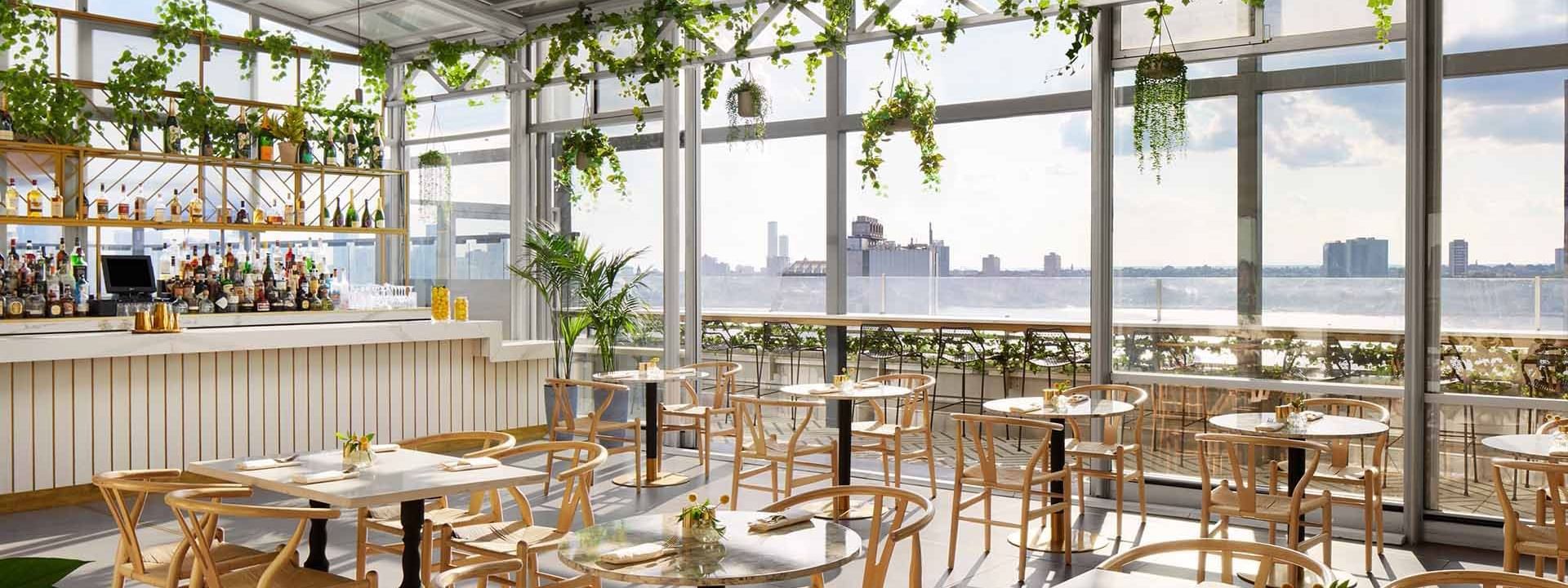 Rooftop Greenhouse Bar