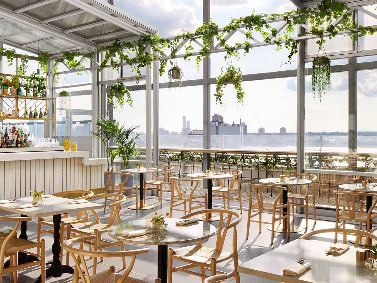 Rooftop Greenhouse Bar at Gansevoort Meatpacking NYC