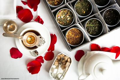afternoon tea with large selection