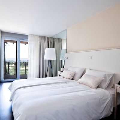 Apartment B Beds at Falkensteiner Premium Apartments Senia