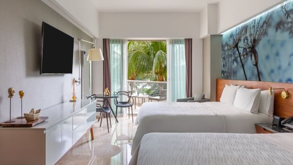 Premium Garden View 2 Double at Live Aqua Beach Resort Cancun