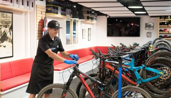 Interior view Sport Shop at Stein Eriksen Lodge