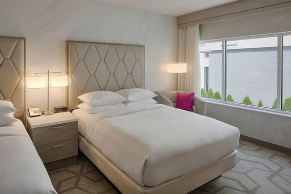 Interior of a bedroom at the Kingsley Bloomfield Hills