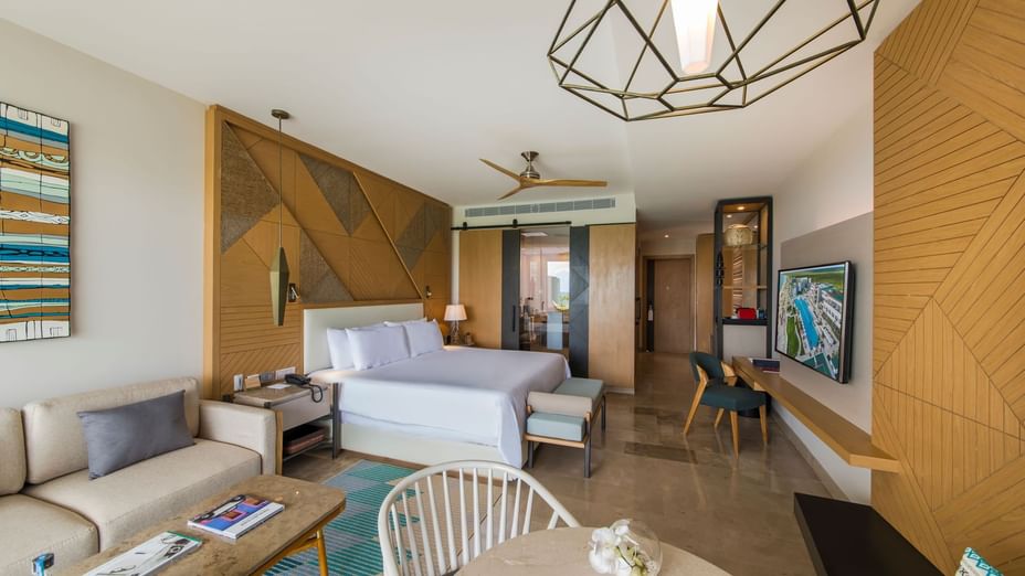 Partial Ocean View King Bed Junior Suite Haven Riviera Cancun