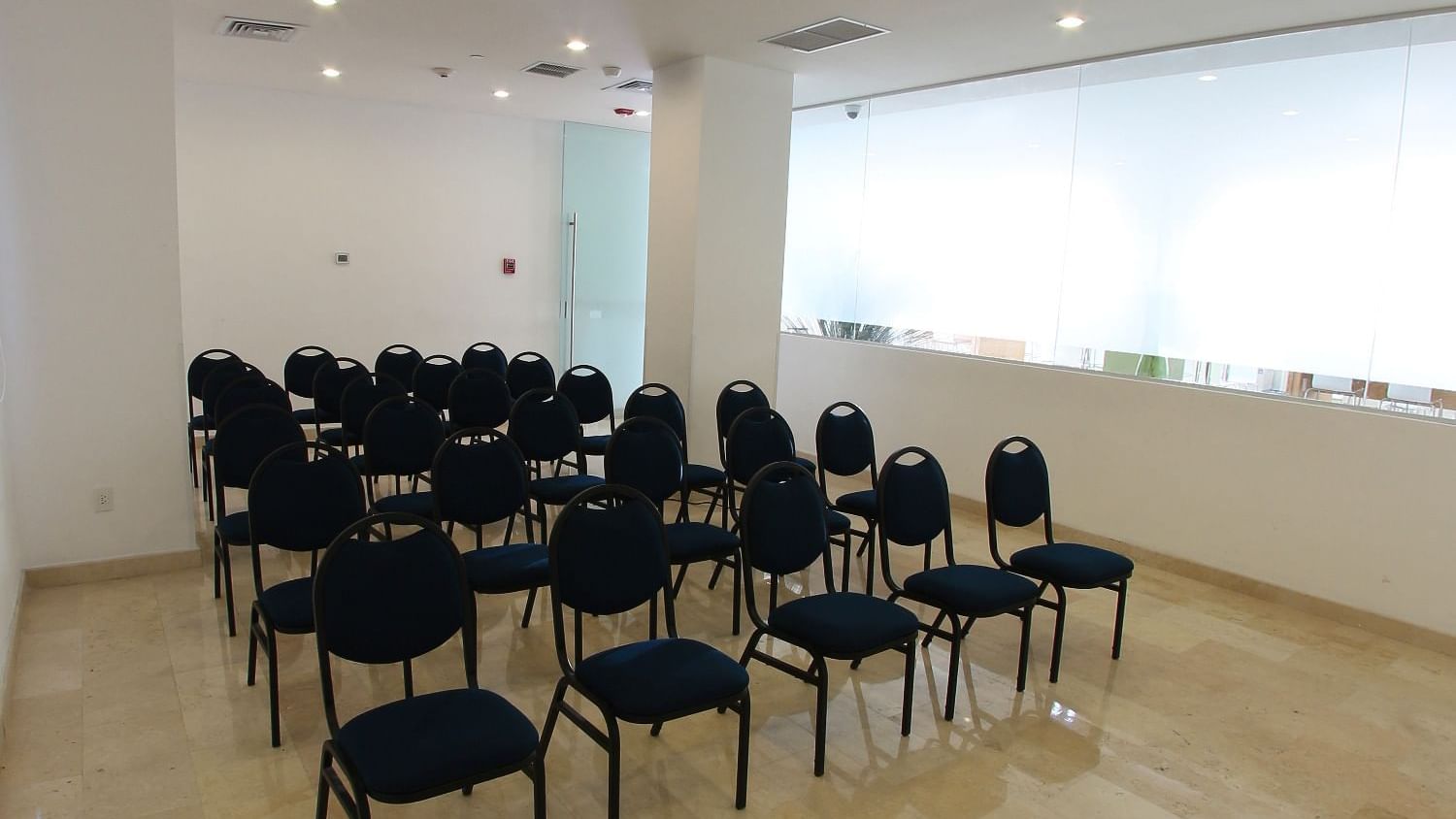 Chairs set up for a seminar held at One Durango
