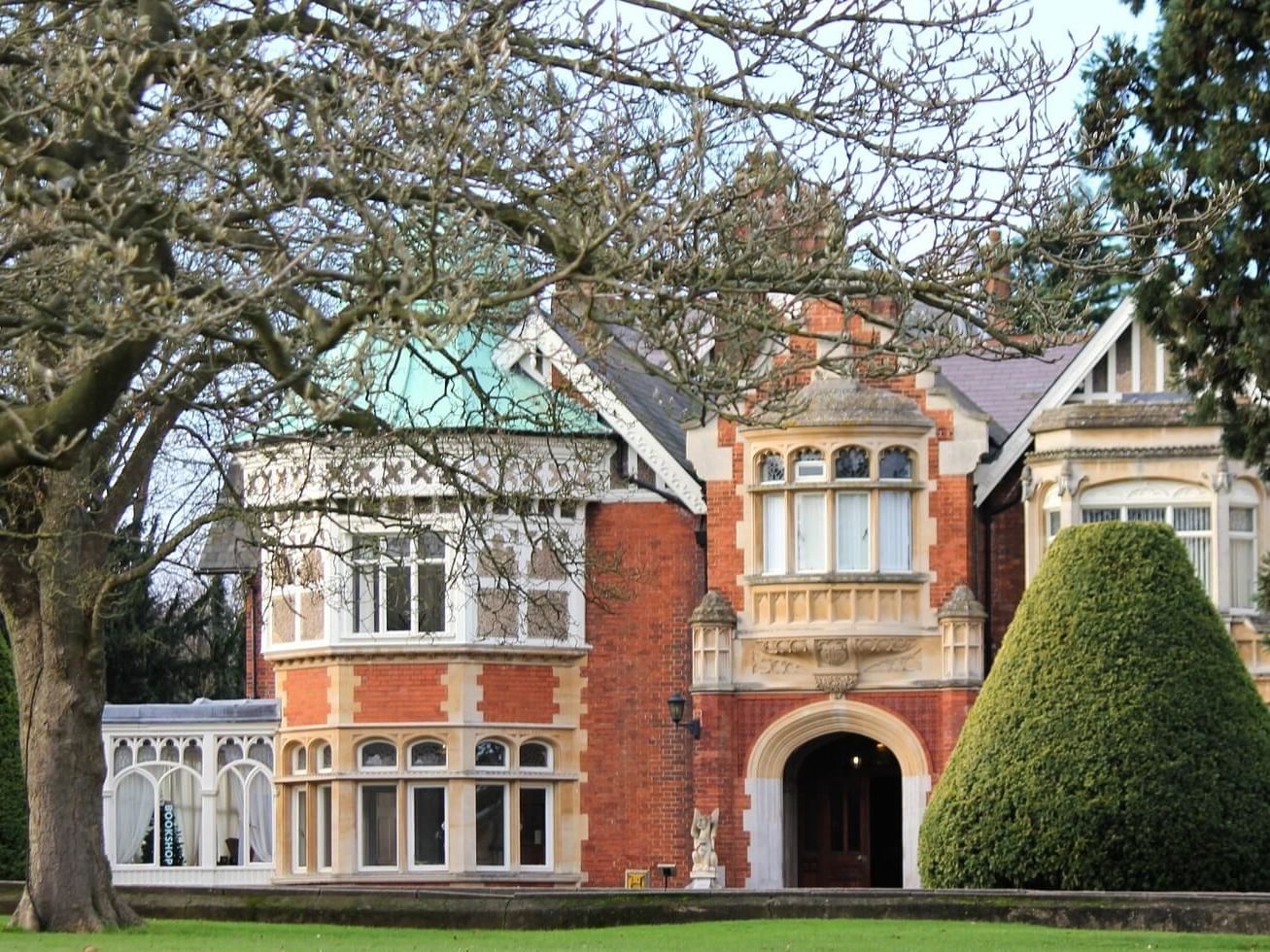 Exterior of Bletchley Park 