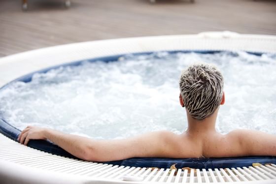 Jacuzzi at Ghaya Grand Hotel Dubai 