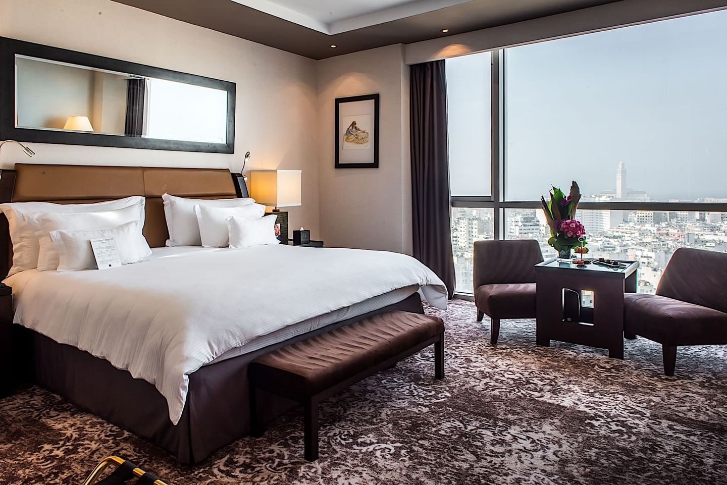 Deluxe Sky Suite at Kenzi Tower Hotel in central Casablanca, Mor