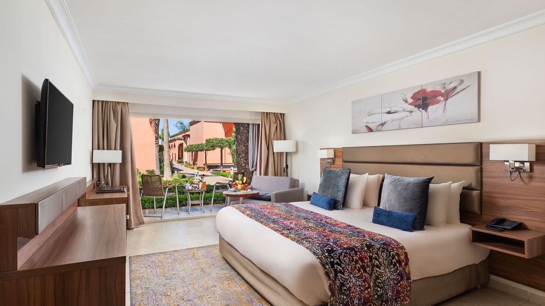 Deluxe Garden View Room at Pickalbatros Savoy Le Grand Hotel in Marrakech