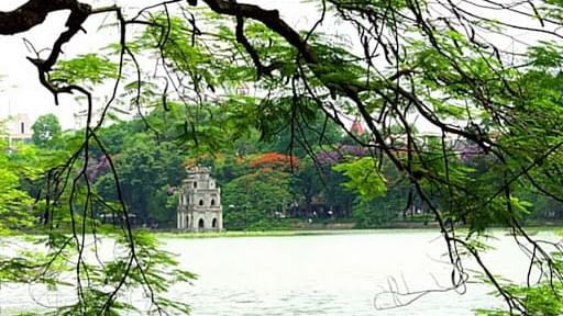 Landscape view of the Hoàn Kiếm Lake near Sunway Hotel Hanoi