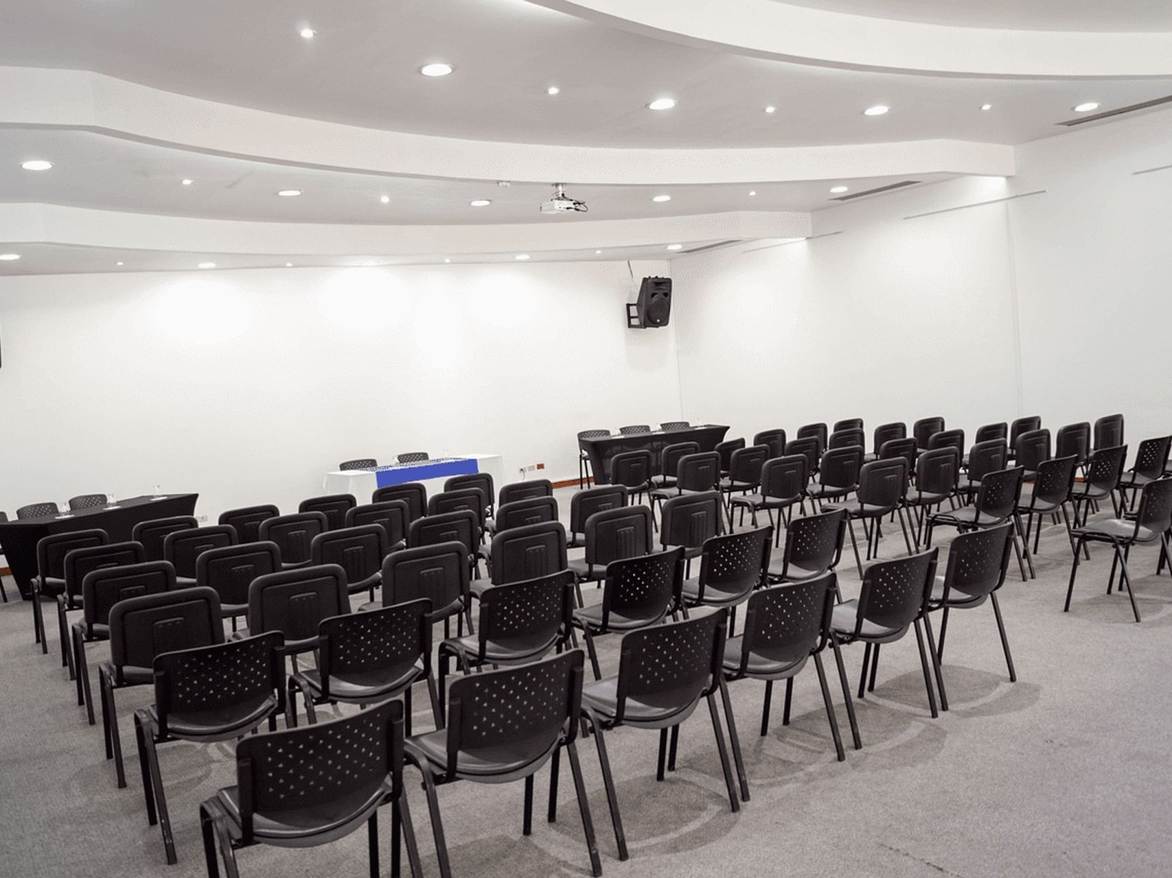 Theatre set-up in Cedro Auditorium at Hotel Factory Green