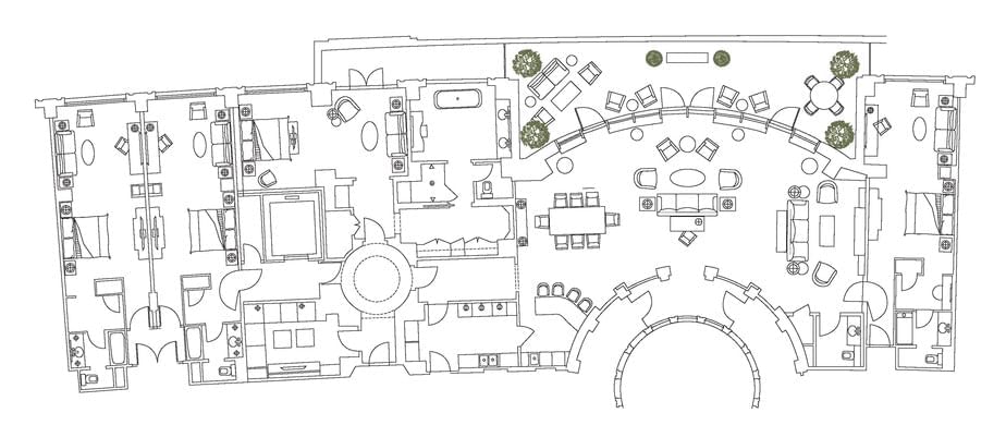 Boston Harbor Hotel floorplan