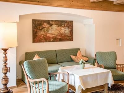 Luxury Suite at Tiefenbrunner Hotel in Kitzbühel, Austria