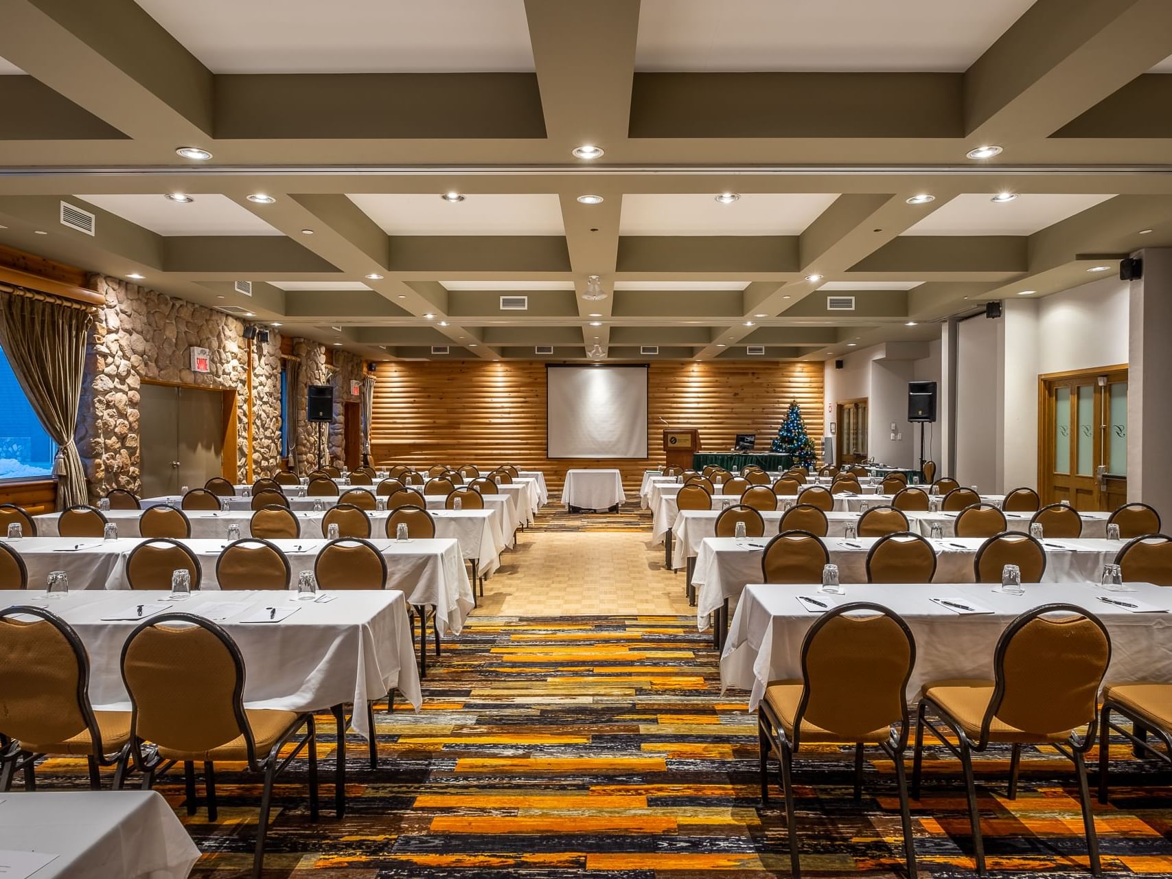 Interior of Palmer Hall at Hotel Mont Gabriel Resort & Spa